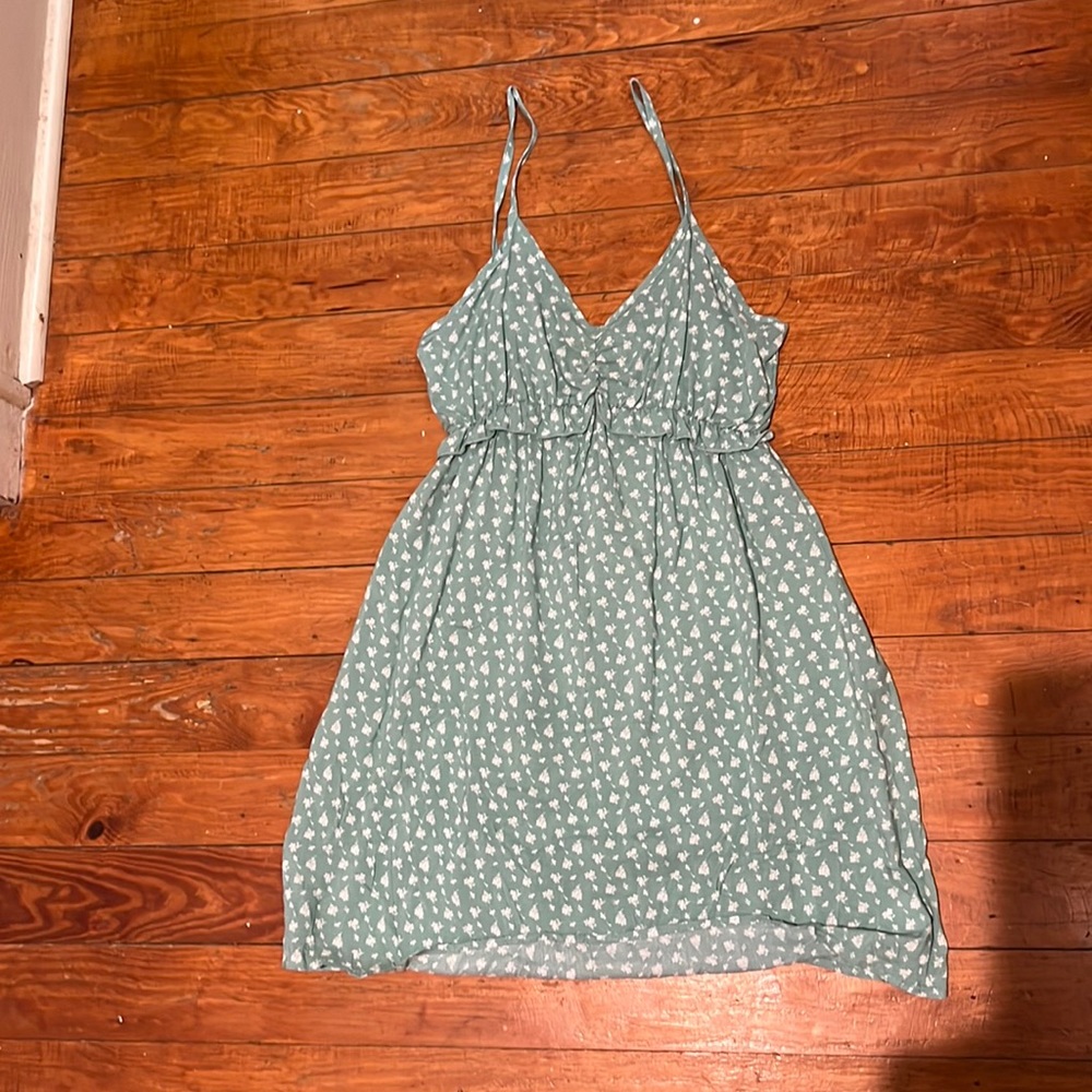 Blue blush Ruffle dress